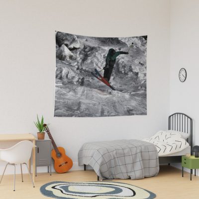 Mountain Air  - Skier Tapestry Official Ski Merch