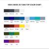 tank top color chart - Skiing Gifts