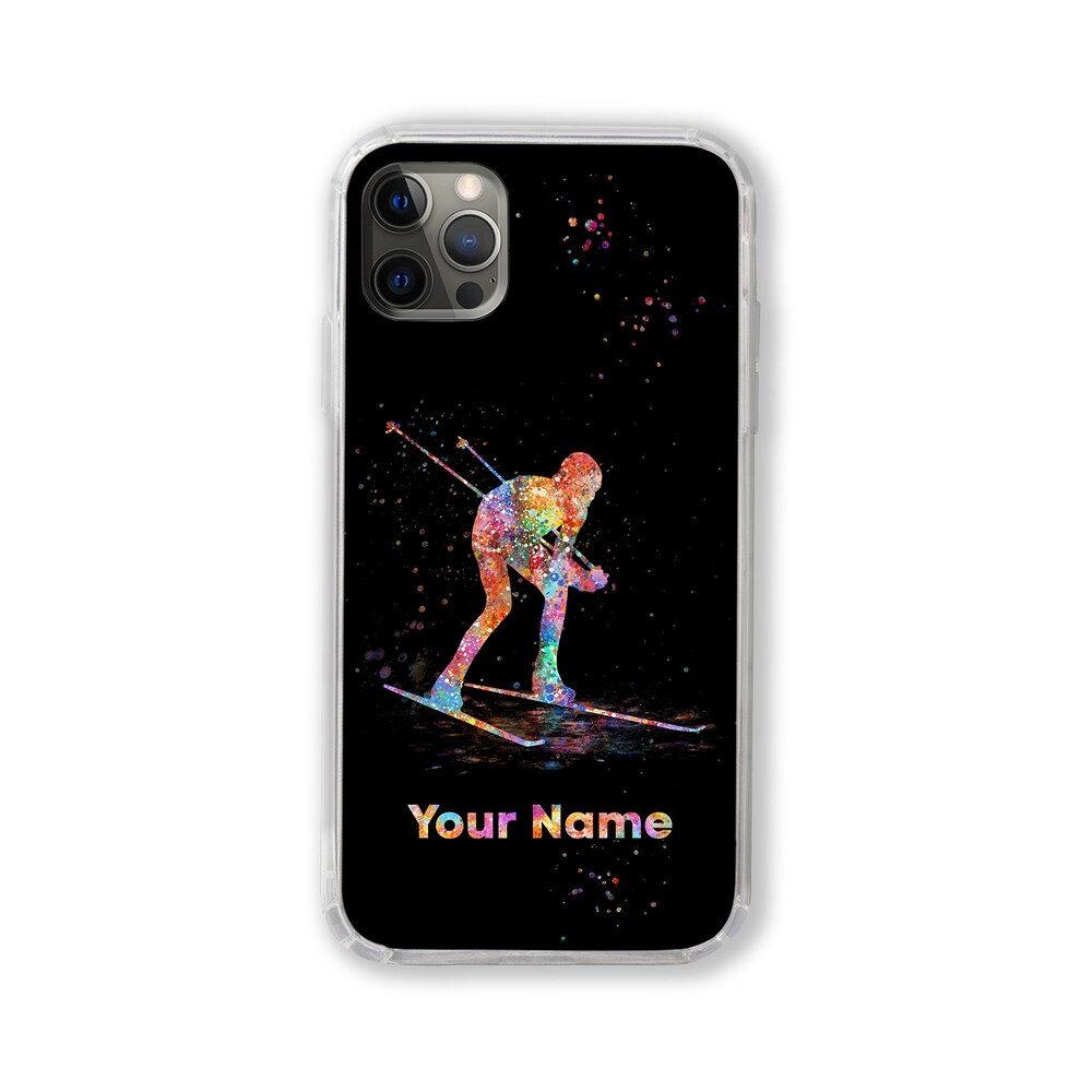 Skier Personalized Phone Case