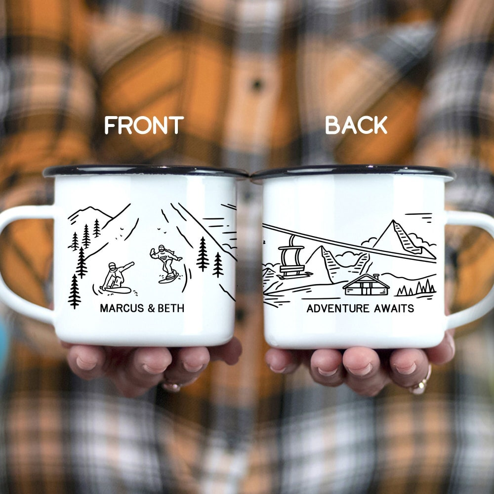 Personalized Snowboarding Mug