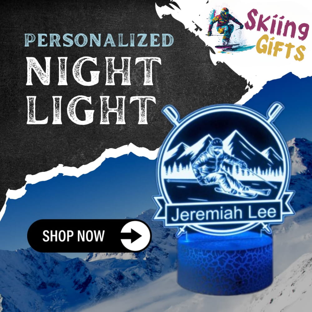 Skiing night light - Skiing Gifts