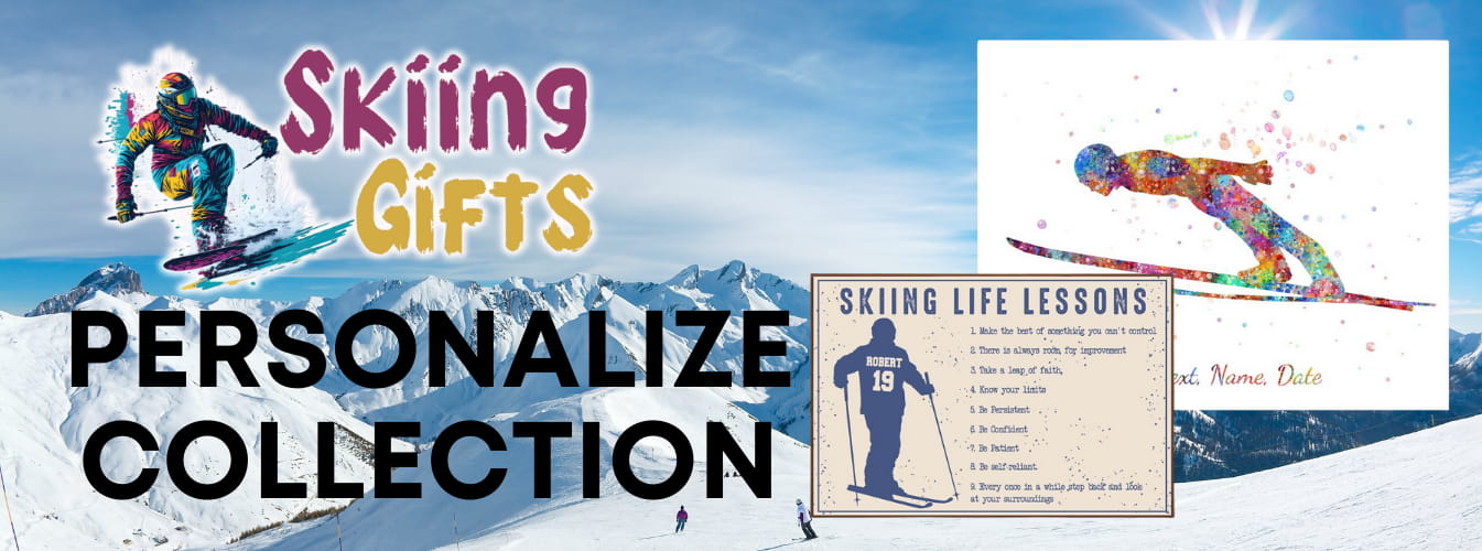 skiing personalized collection